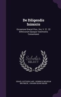 Couverture_De Diligendis Inimicis