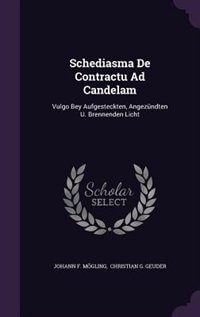 Front cover_Schediasma De Contractu Ad Candelam