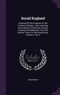 Front cover_Social England