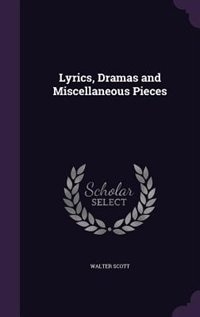 Front cover_Lyrics, Dramas and Miscellaneous Pieces