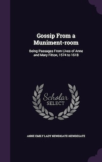 Front cover_Gossip From a Muniment-room