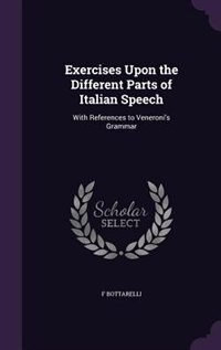 Front cover_Exercises Upon the Different Parts of Italian Speech