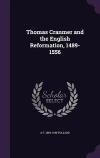 Couverture_Thomas Cranmer and the English Reformation, 1489-1556