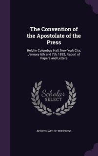 Couverture_The Convention of the Apostolate of the Press