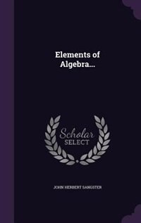 Couverture_Elements of Algebra...