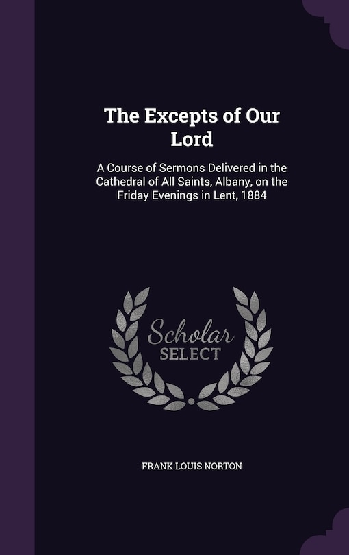 Front cover_The Excepts of Our Lord