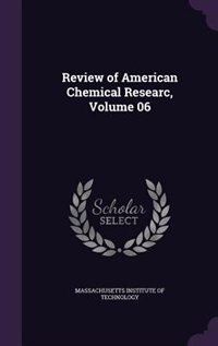 Couverture_Review of American Chemical Researc, Volume 06