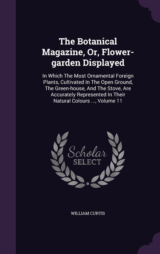 Couverture_The Botanical Magazine, Or, Flower-garden Displayed