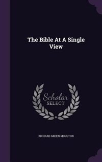 Couverture_The Bible At A Single View