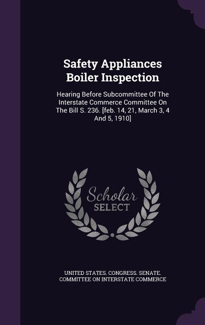 Couverture_Safety Appliances Boiler Inspection