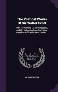 Couverture_The Poetical Works Of Sir Walter Scott