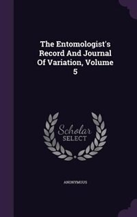 Front cover_The Entomologist's Record And Journal Of Variation, Volume 5