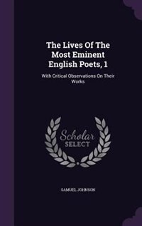 Couverture_The Lives Of The Most Eminent English Poets, 1