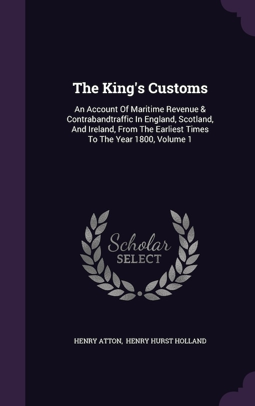 Front cover_The King's Customs