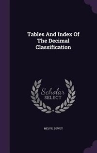 Front cover_Tables And Index Of The Decimal Classification