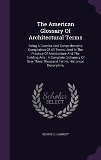 Front cover_The American Glossary Of Architectural Terms