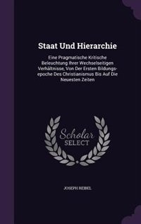 Couverture_Staat Und Hierarchie