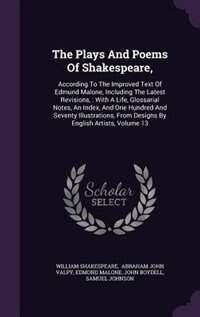 Front cover_The Plays And Poems Of Shakespeare,