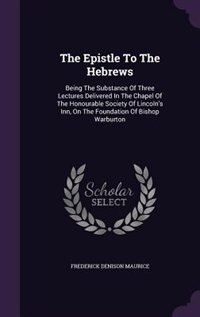 Front cover_The Epistle To The Hebrews