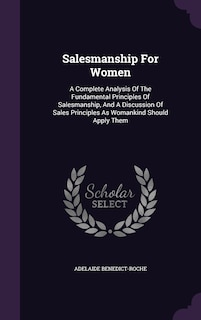 Front cover_Salesmanship For Women