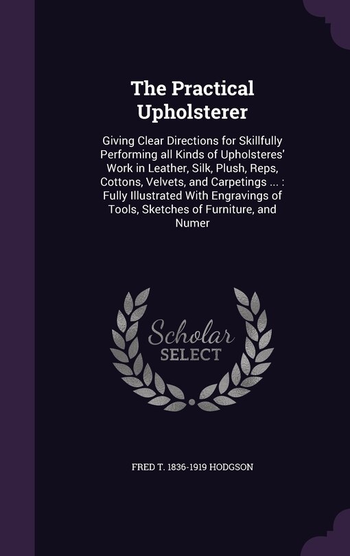 Front cover_The Practical Upholsterer