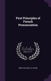 Couverture_First Principles of French Pronunciation