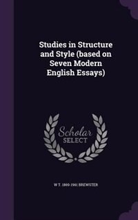 Couverture_Studies in Structure and Style (based on Seven Modern English Essays)