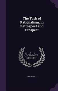 Couverture_The Task of Rationalism, in Retrospect and Prospect