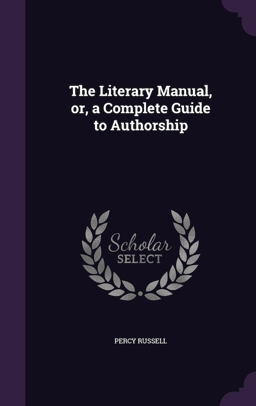 Couverture_The Literary Manual, or, a Complete Guide to Authorship