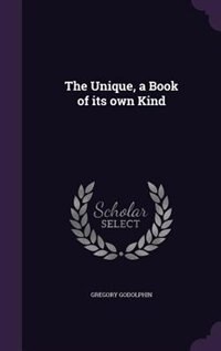 Front cover_The Unique, a Book of its own Kind