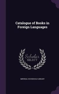 Couverture_Catalogue of Books in Foreign Languages