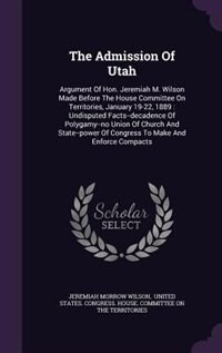 Couverture_The Admission Of Utah