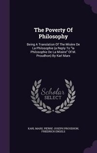 Front cover_The Poverty Of Philosophy