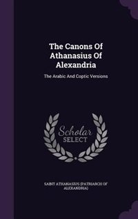 Couverture_The Canons Of Athanasius Of Alexandria
