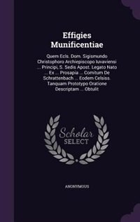 Couverture_Effigies Munificentiae