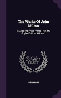 Couverture_The Works Of John Milton