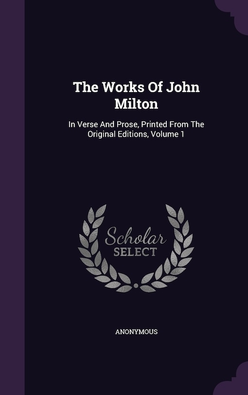 Couverture_The Works Of John Milton