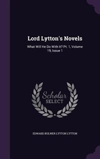 Front cover_Lord Lytton's Novels