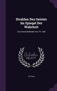 Front cover_Strahlen Des Geistes Im Spiegel Der Wahrheit