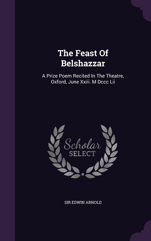 Couverture_The Feast Of Belshazzar