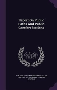 Front cover_Report On Public Baths And Public Comfort Stations