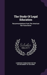 Front cover_The Study Of Legal Education