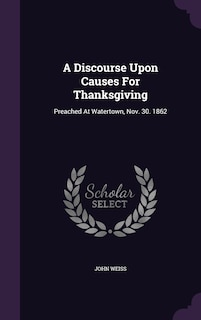Couverture_A Discourse Upon Causes For Thanksgiving
