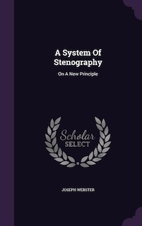 Couverture_A System Of Stenography