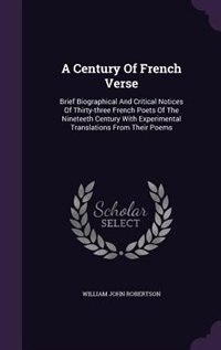 Couverture_A Century Of French Verse