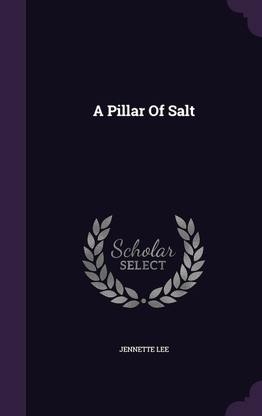 Front cover_A Pillar Of Salt
