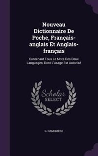 Front cover_Nouveau Dictionnaire De Poche, Français-anglais Et Anglais-français