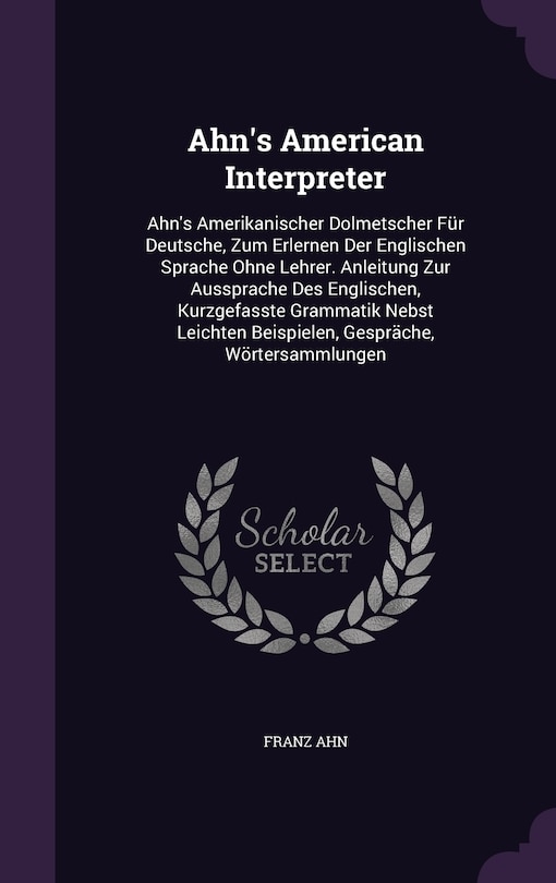 Front cover_Ahn's American Interpreter