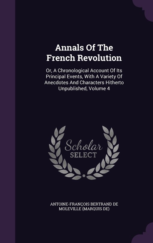Front cover_Annals Of The French Revolution