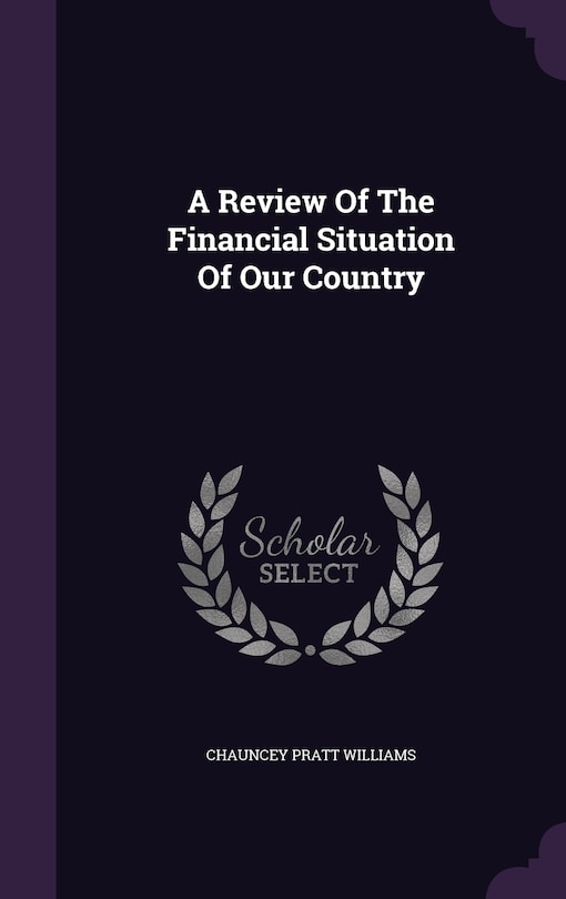 Front cover_A Review Of The Financial Situation Of Our Country